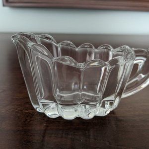 Heisey Individual Cream and Sugar Set SIGNED